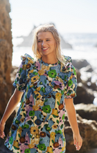 Load image into Gallery viewer, Scalloped Floral Mini Dress
