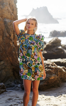 Load image into Gallery viewer, Scalloped Floral Mini Dress
