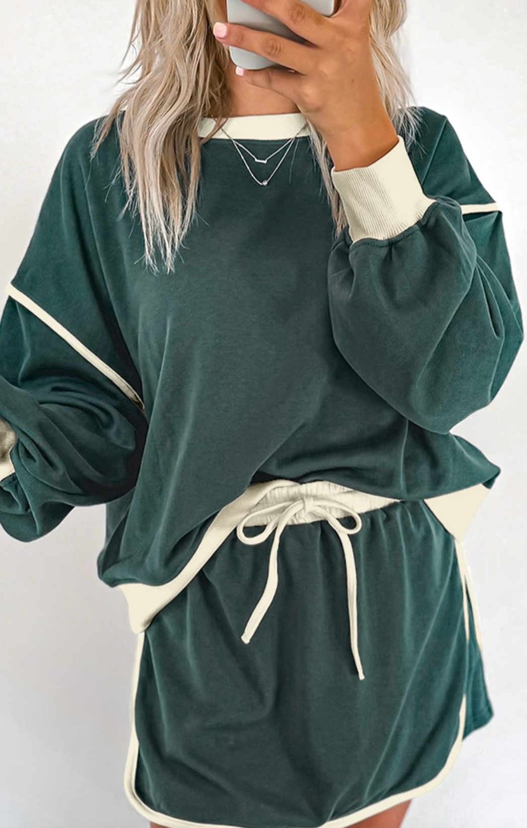 Sweatshirt Skort Set