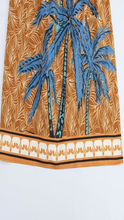 Load image into Gallery viewer, Tropical High Neck Maxi Dress
