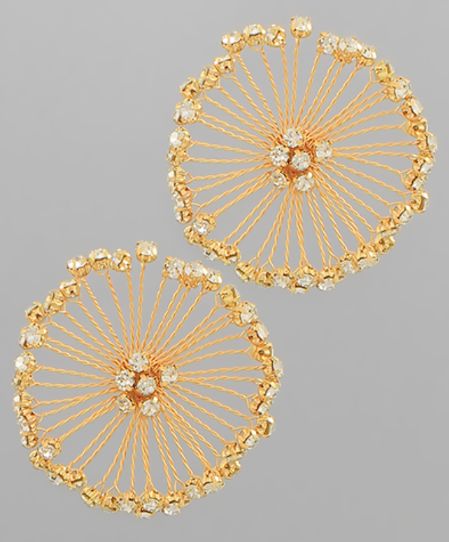 Wire Burst Earrings