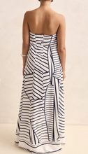 Load image into Gallery viewer, Strapless Geometric Maxi Dress
