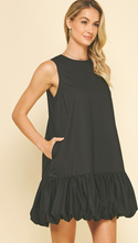 Load image into Gallery viewer, Bubble Hem Shift Dress
