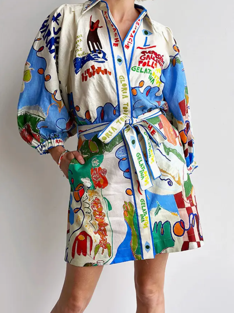Collared Shirt Dress
