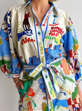 Load image into Gallery viewer, Collared Shirt Dress
