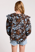 Load image into Gallery viewer, Peter Pan Fall Floral Blouse
