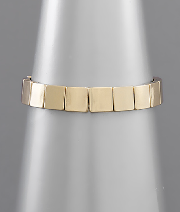 Squard Gold Stack Bracelet