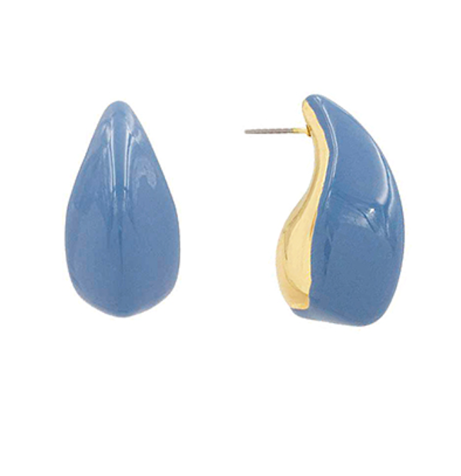 Blue Teardrop Earrings
