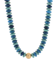 Load image into Gallery viewer, Turquoise Beaded Necklace
