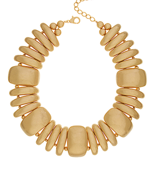 Gold Dome Necklace