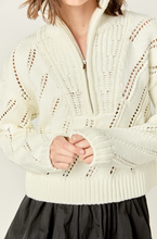 Load image into Gallery viewer, Standing Collar Zip Up Sweater
