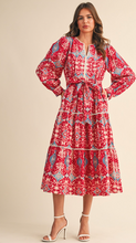 Load image into Gallery viewer, Berry Midi Dress
