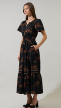 Load image into Gallery viewer, Ordy Smocked Midi Dress
