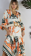 Load image into Gallery viewer, Drop Waist Fall Maxi Dress
