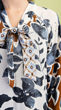 Load image into Gallery viewer, Charcoal Floral Maxi Caftan
