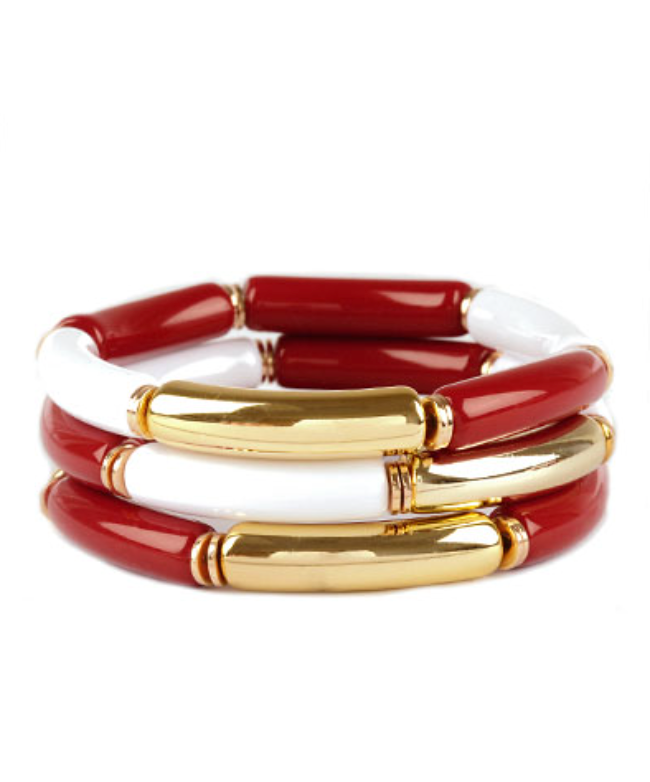 Game Day Bracelet Stack