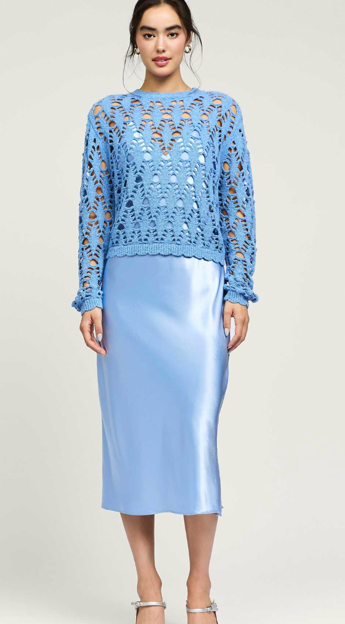 silk skirt sweater dress Harper Blackwatch Sweater Dress Sail to Sable