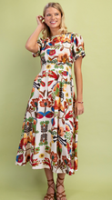 Load image into Gallery viewer, Fall Floral Midi Dress
