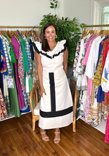 Load image into Gallery viewer, Ruffle Sleeve Matching Skirt Set
