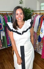 Load image into Gallery viewer, Ruffle Sleeve Matching Skirt Set
