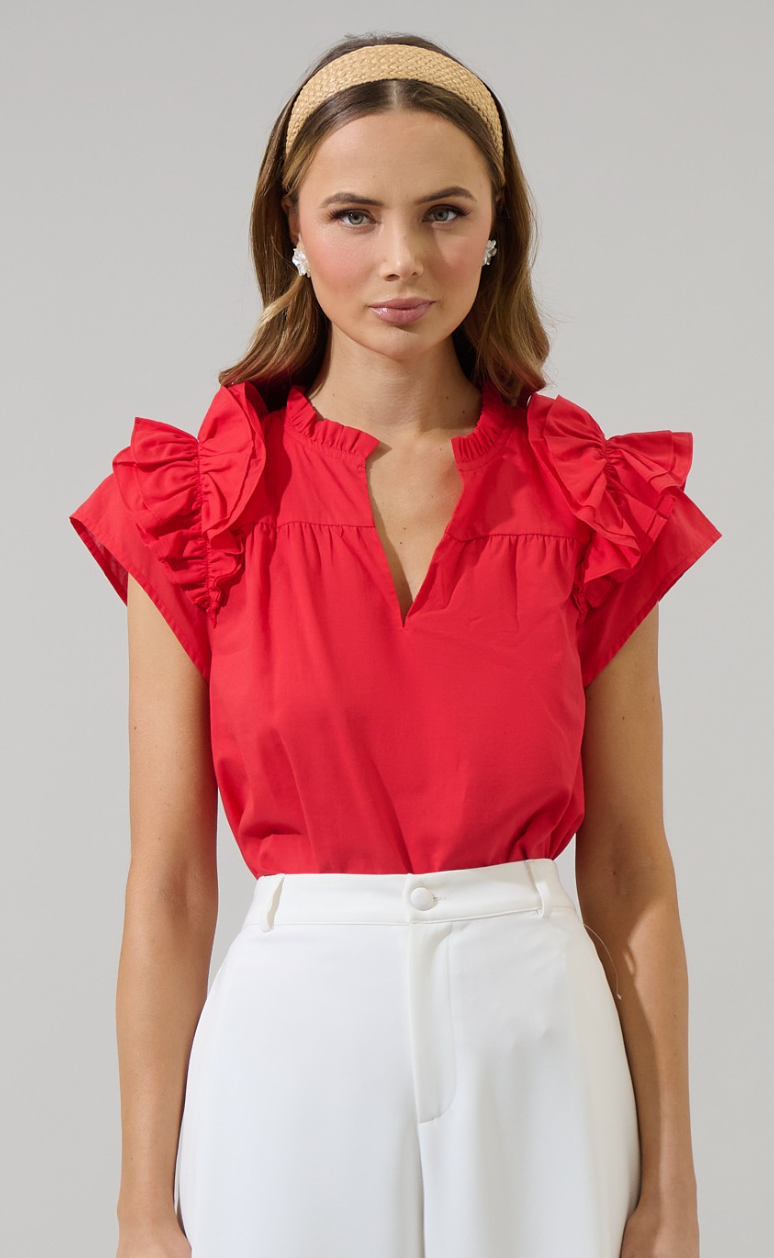 Ramona Ruffle Blouse