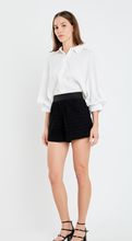 Load image into Gallery viewer, Drop Shoulder Collared Blouse
