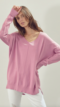 Load image into Gallery viewer, Heather Gray Oversized Sweater
