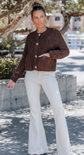 Load image into Gallery viewer, Chocolate Chunky Cardigan
