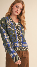 Load image into Gallery viewer, Green Aztec Cardigan
