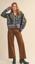 Load image into Gallery viewer, Green Aztec Cardigan
