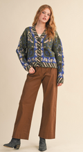 Load image into Gallery viewer, Green Aztec Cardigan
