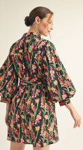 Load image into Gallery viewer, Black Floral Mini Dress
