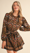 Load image into Gallery viewer, Button Down Floral Mini Dress

