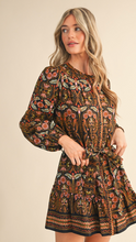 Load image into Gallery viewer, Button Down Floral Mini Dress
