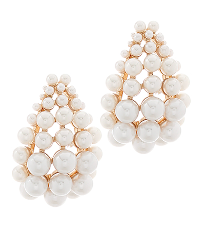 Pearl Teardrop Earrings