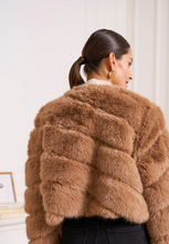 Load image into Gallery viewer, Diagonal Fur Jacket
