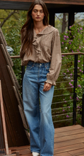 Load image into Gallery viewer, Gingham Ruffle Blouse
