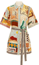 Load image into Gallery viewer, Printed Shirt Dress
