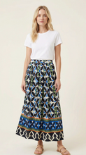 Load image into Gallery viewer, Blue and Green Maxi Skirt
