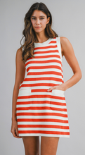 Load image into Gallery viewer, Knit Striped Mini Dress
