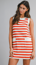 Load image into Gallery viewer, Knit Striped Mini Dress
