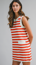 Load image into Gallery viewer, Knit Striped Mini Dress
