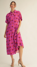 Load image into Gallery viewer, Pleated Floral Midi Dress
