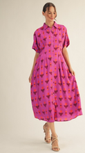 Load image into Gallery viewer, Pleated Floral Midi Dress
