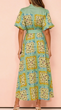 Load image into Gallery viewer, Beach Block Print Shirt Dress
