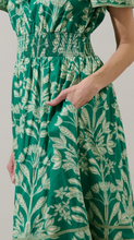 Load image into Gallery viewer, Ordy Smocked Midi Dress

