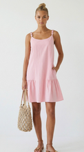 Load image into Gallery viewer, Black Button Strap Mini Dress
