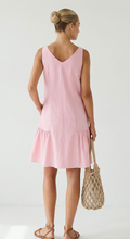 Load image into Gallery viewer, Black Button Strap Mini Dress
