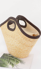 Load image into Gallery viewer, Straw Beach Bag
