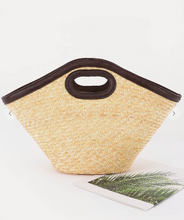Load image into Gallery viewer, Straw Beach Bag
